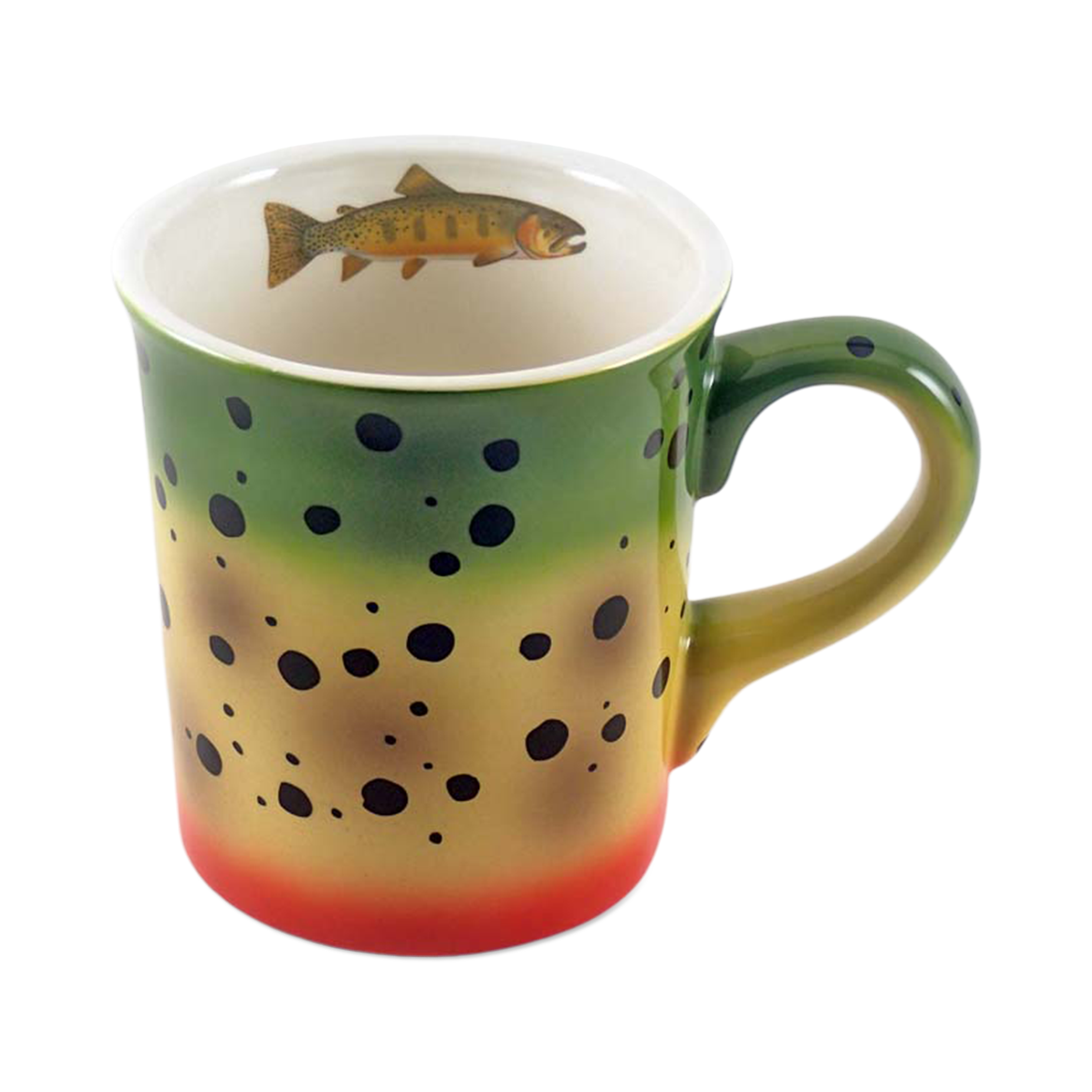 Stoneware Trout Pattern Mug