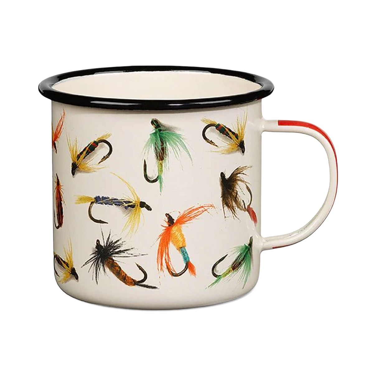 Enamel Mugs with Flies