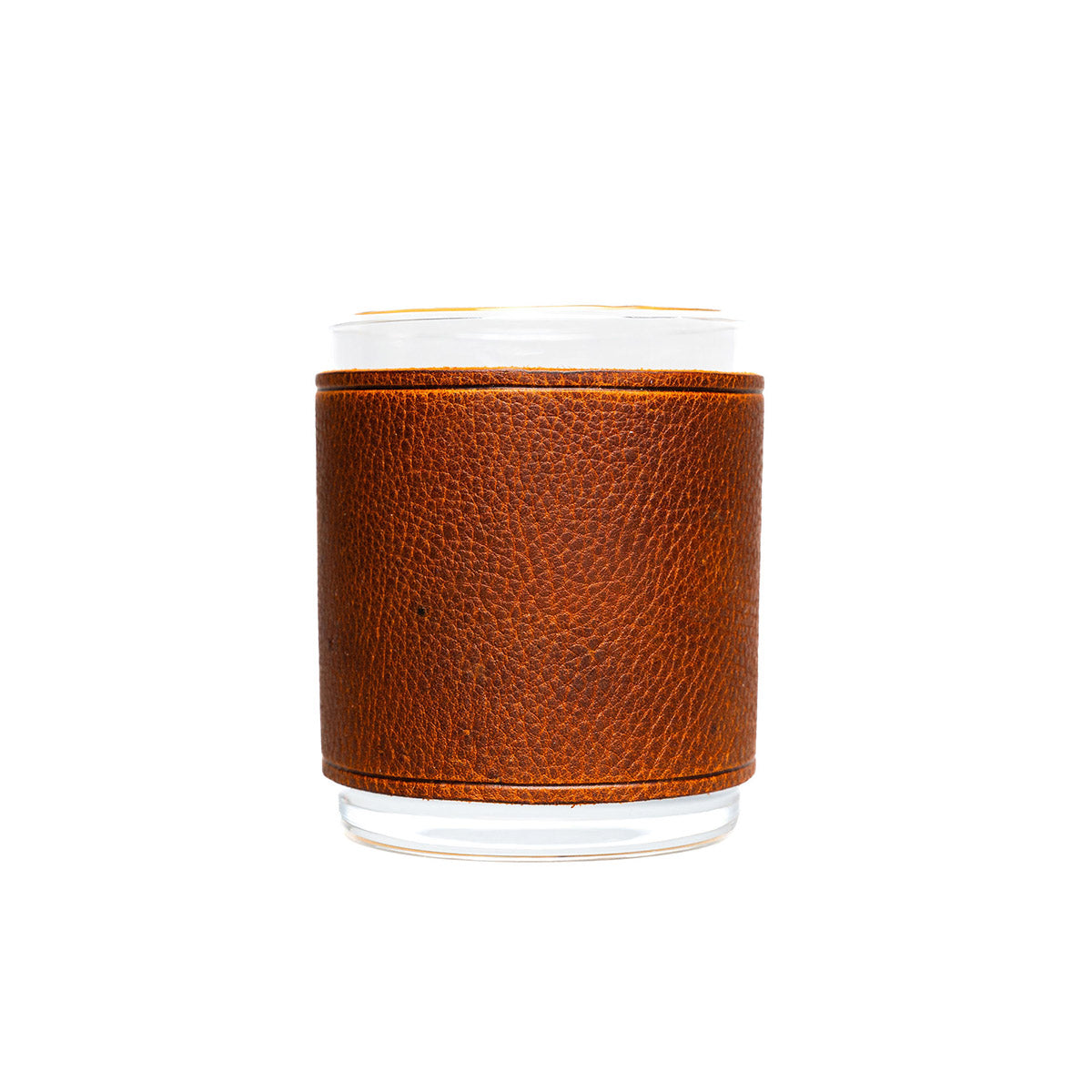 Traveller Leather Rocks Glass Set