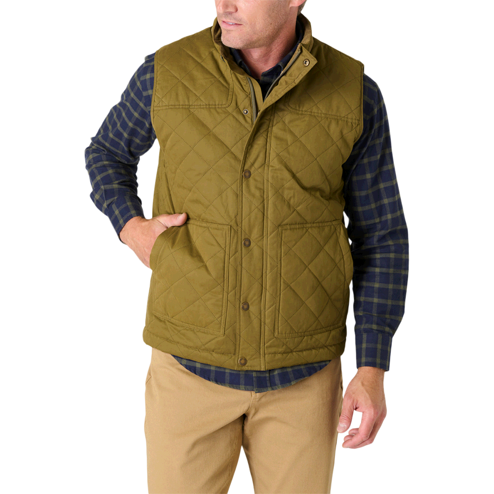 TSG Ansel Quilted Vest (Taupe)