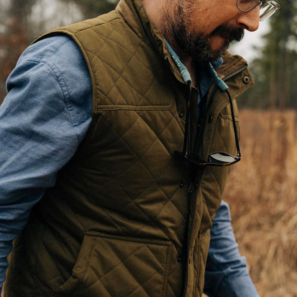 TSG Ansel Quilted Vest (Taupe)